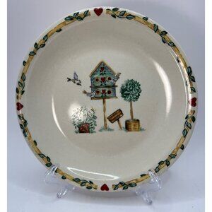 Thomson Birdhouse pottery Dinner Plate Round